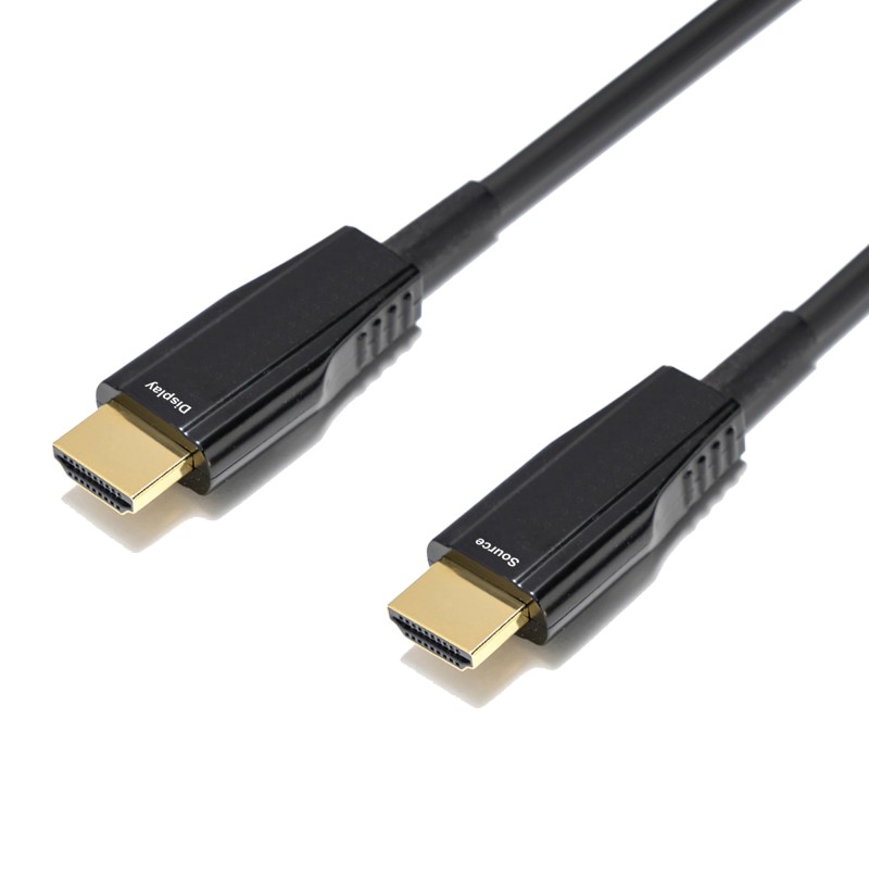 ULTRA High Speed HDMI-kaabel, 48Gbps, 10m, Must, AOC