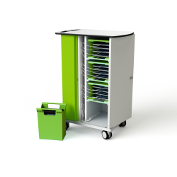 Zioxi iPadide/tahvelarvutite laadimise korvkäru