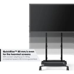 Vogel's RISE 5000 seeria motoriseeritud põrandakäru interaktiivsele ekraanile