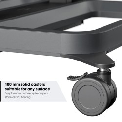 Vogel's RISE 5000 seeria motoriseeritud põrandakäru interaktiivsele ekraanile